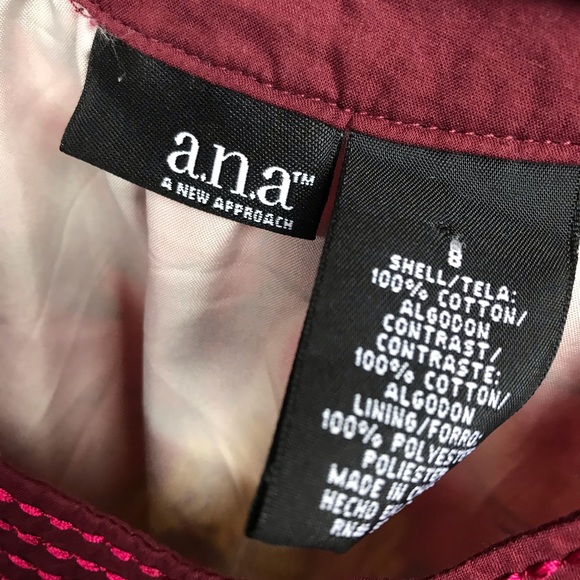 A.N.A. Floral Shift Dress size 8 - Picture 3 of 6